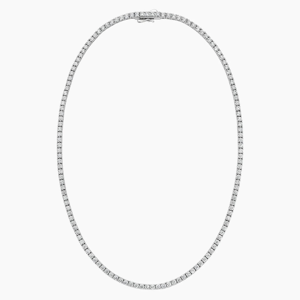 16 IN. Perfect Four-Prong Diamond Tennis Necklace (10 Ct. Tw in 18k White Gold