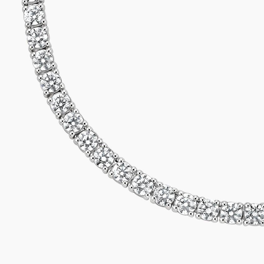 16 IN. Perfect Four-Prong Diamond Tennis Necklace (10 Ct. Tw in 18k White Gold